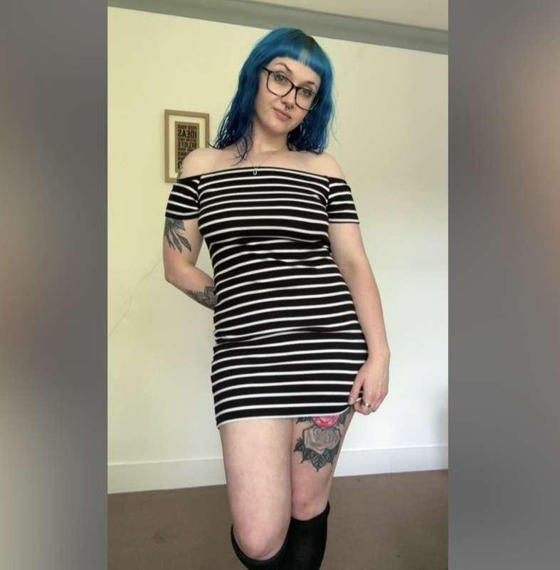 like a blue haired zebra 🦓 