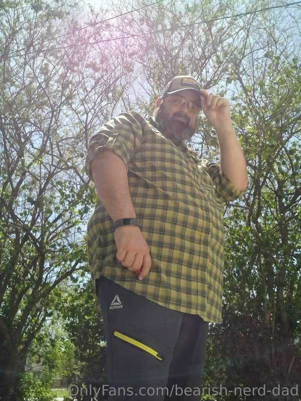 About to mow, being silly, seeing if this also gets dinged....