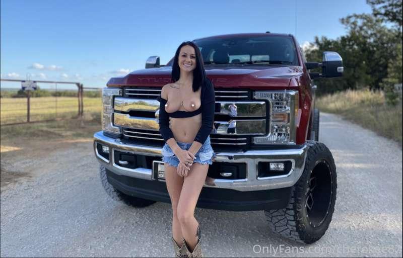 Was told I have a nice ra… I mean truck 😄😁 #truckgirl