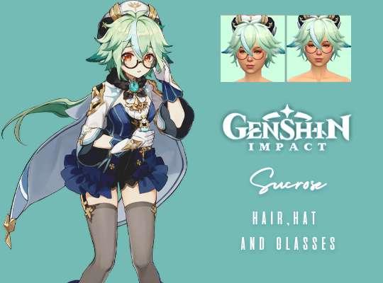 Sucrose Hair (Genshin Impact) 