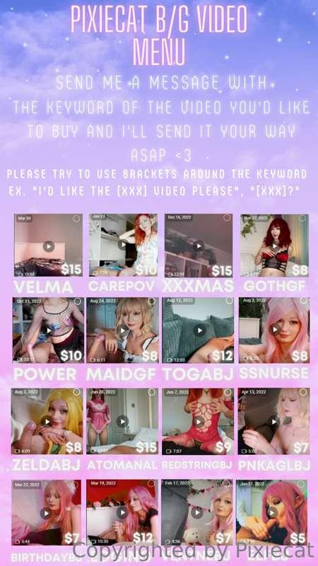 Hey there everyone! 😊

Recently I made these new video menus..