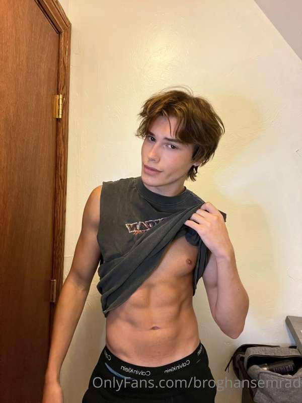 Abs are tight from the gym yesterday.