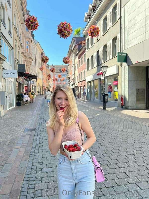 I really like strawberries with whipped cream. Will you be m..