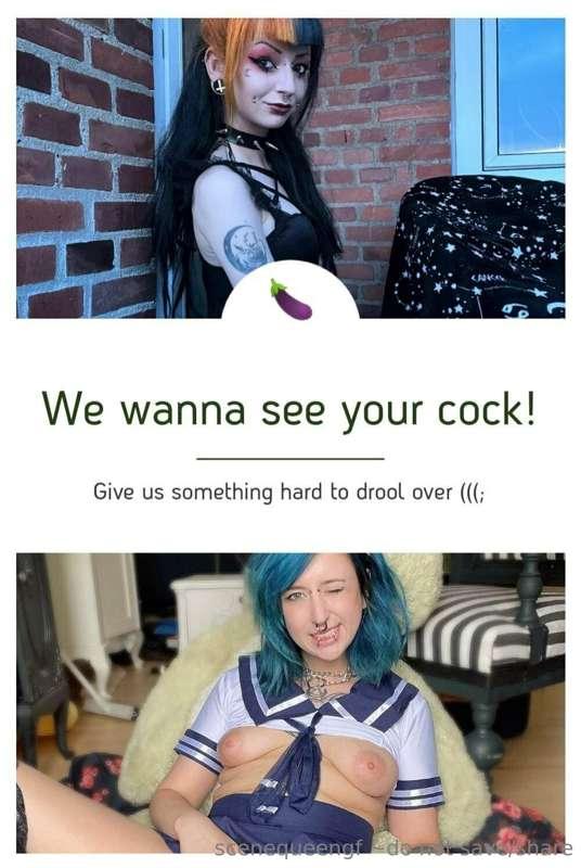 me and my gf @pastelskytrash loves to do dick rates!! so we ..