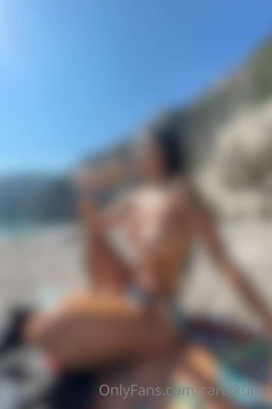 I felt free to go topless eating a French baguette on the be..