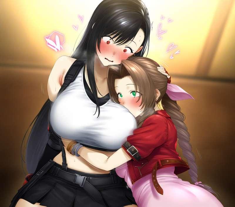 百合) ティファxエアリス Tifa x Aerith (100+枚image)