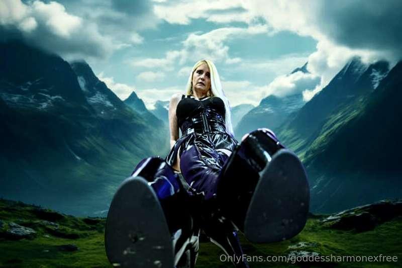 A Giantess has a giant cock. Show me you can take it, for a ..