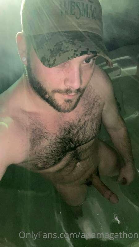 Had a little movie night in the tub last night 😈🍆