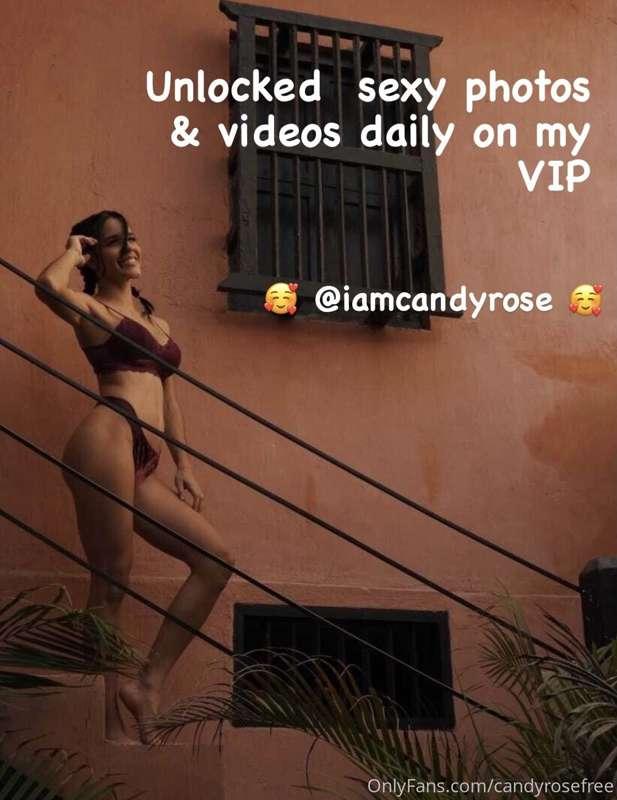 Follow me on my VIP page @iamcandyrose 🥰🥰