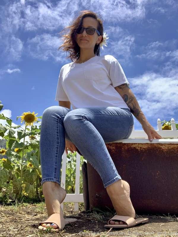 🌻👣😘it’s was an amazing day outside