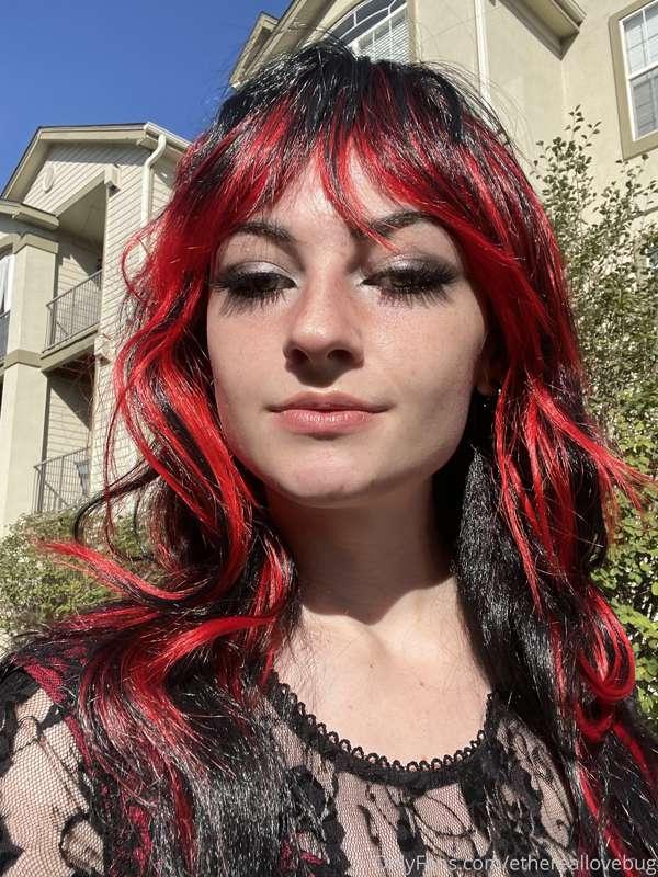 Would you fuck this goth cunt?