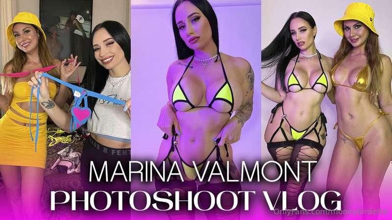 Angrymoon photoshoot with naked news anchor Marina Valmont D..