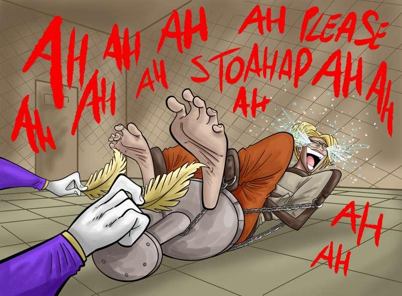 HARLEY QUINN TICKLED BY JOKER