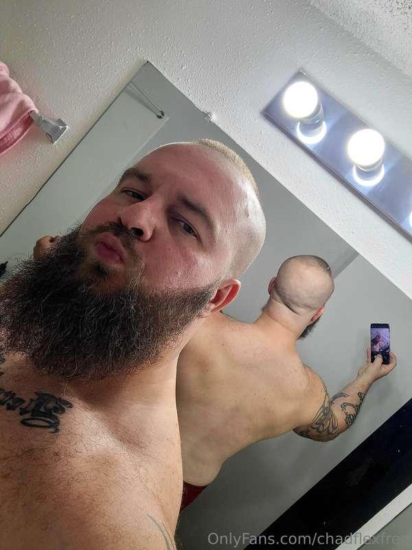I buzzed the top of my hair off just like in the army days. ..