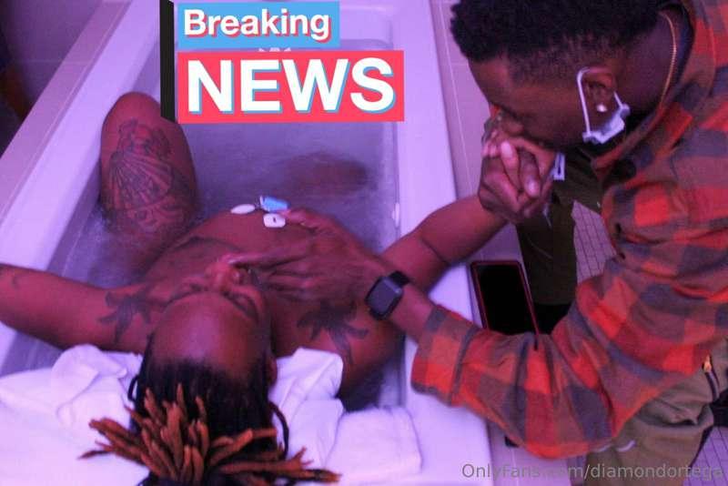 Water broke Thursday night 
Baby born Friday 7:07 PM
Alpha a..