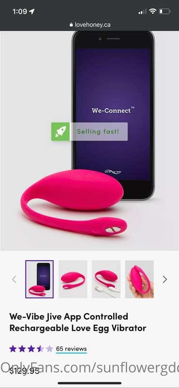 Help me buy this and I’ll let you use this on me for a night..