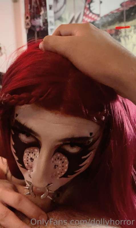 POV sloppy blowjob on daddy🥰💦