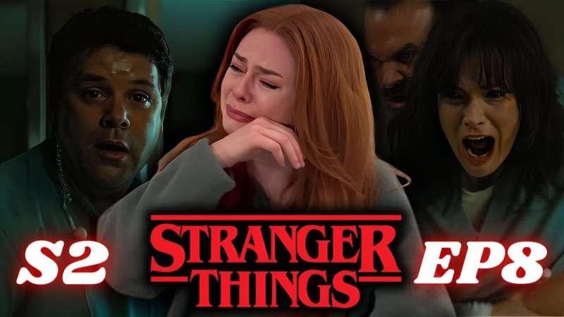 Stranger Things 2x8 PATREON FIRST TIME REACTION!!