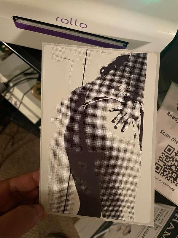 I now have the power to print pics of my butt 😇