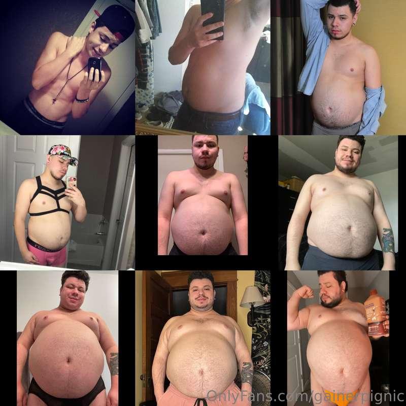 So many pounds gained over the years!!140lbs-370lbs
