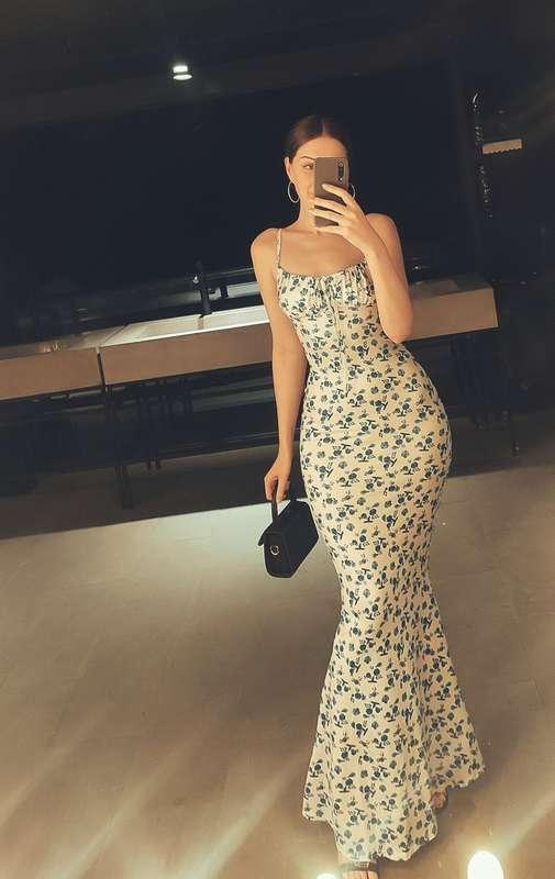My new beautiful dress 🩵 Choose your favorite picture✅