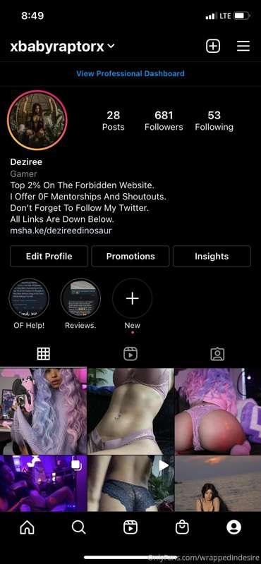 Please Follow My Instagram Since My Main Account Got Deleted..