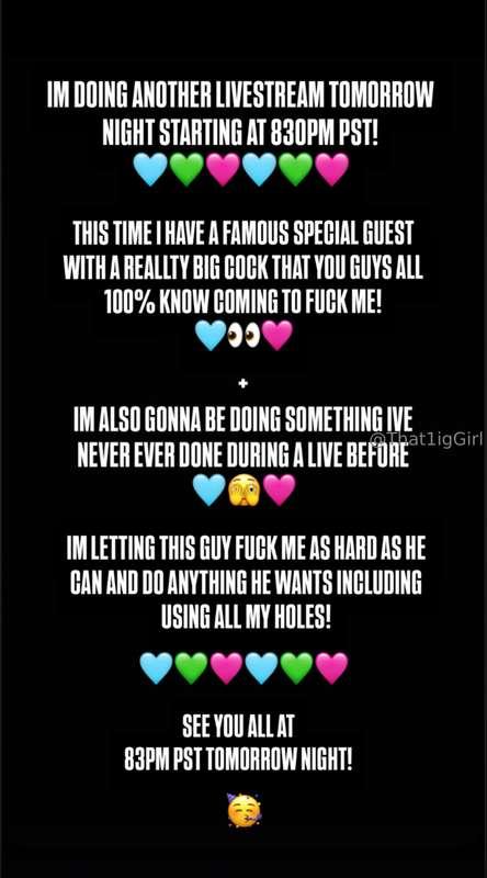 Tomorrow night I’m going live again starting at 830PM PST! 🩷..