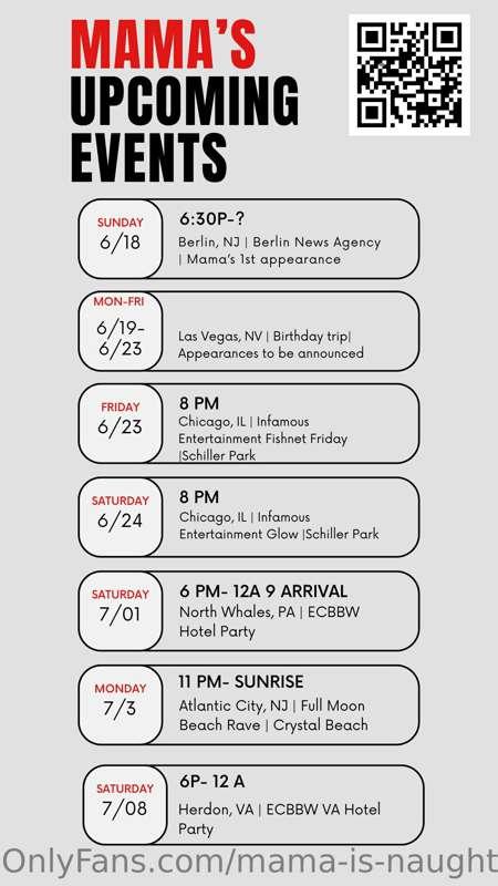 Make sure you pick up one of my latest Event cards and busin..