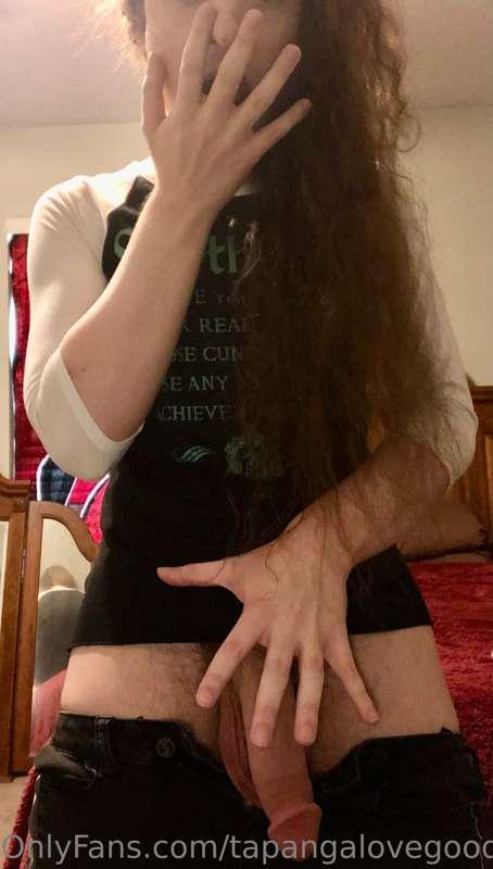 Pull my pants down in public and expose my hairy penis and t..