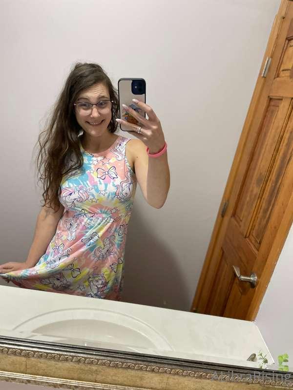 I’m not sure you could find a dress that matched me any bett..