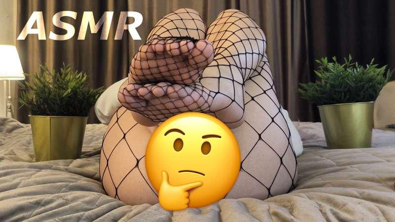 ASMR BIG HOLE FISHNET TIGHTS & FEET