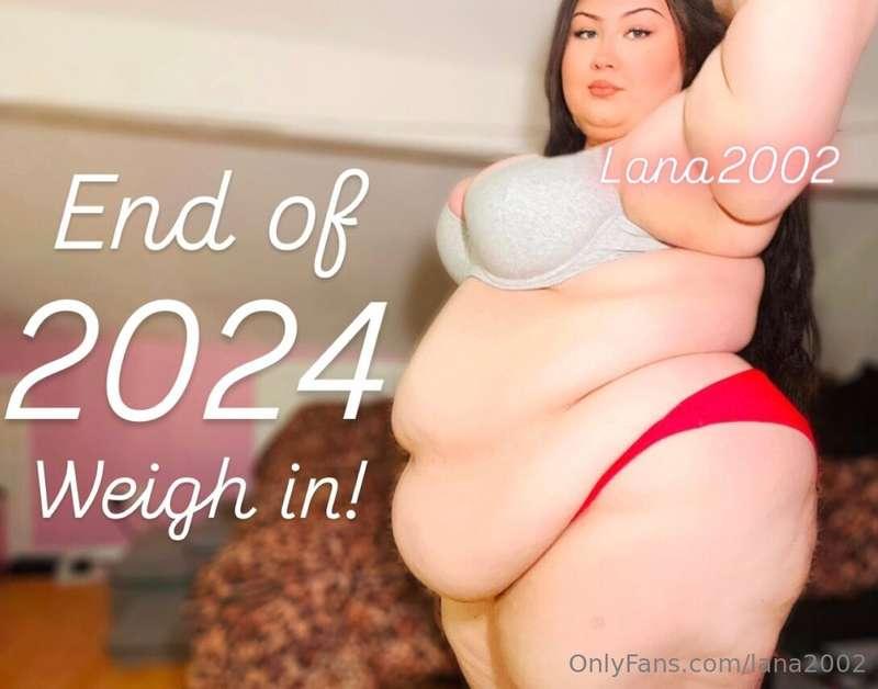 End of year: 2024 weigh in!! did I reach my goal? Watch now ..