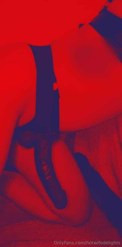 Imagine something as long as my thigh... in your ass!! 🥵
