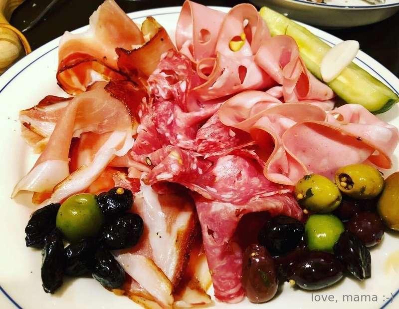 Sometimes this is what dinner looks like when I don't wanna ..