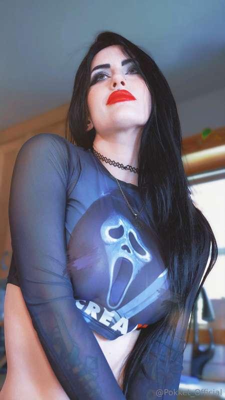 oh, no, mr. ghost face! Pls don't hurt me 😏🫶🏻(ft spread 🐱 sh..