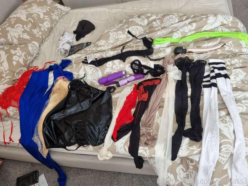 My stocking lingerie and toy collection. Which is your favou..