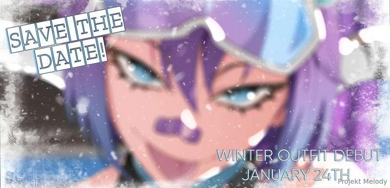 SOON NEW Winter Mel skin dropping 01/24! Bring a blanket and..