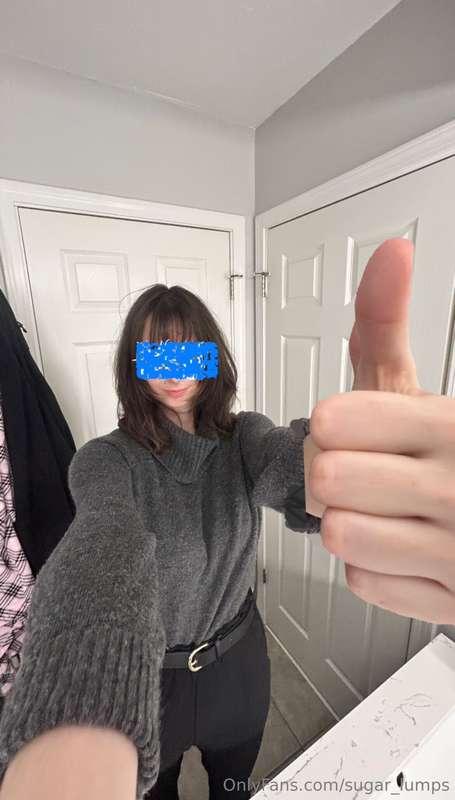 You'll soon understand why im giving a thumbs up…happy big f..