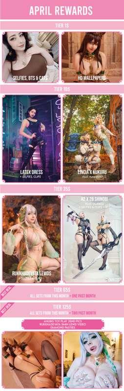 ♥ APRIL REWARDS PANEL! ♥ (Delivery 30th April)