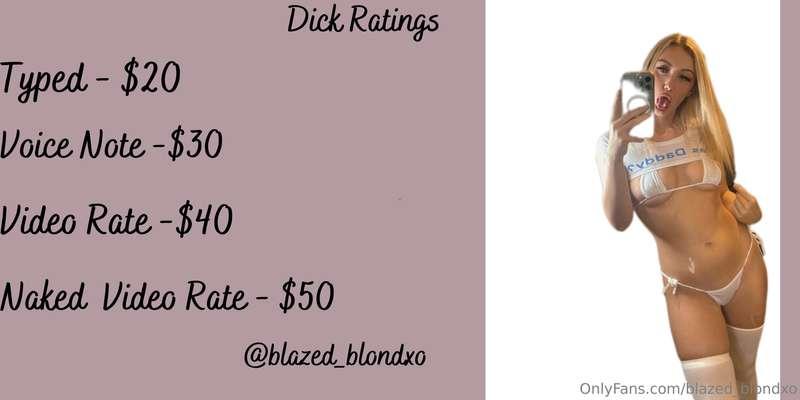 Dick rating 😈😈