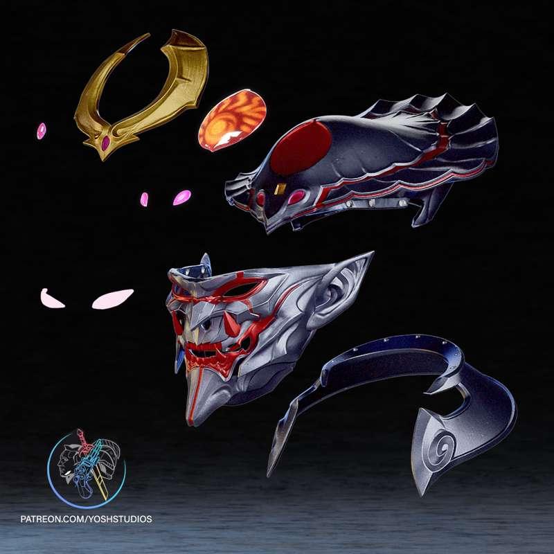 (Nov24 Y+SY Tiers) Yoshimitsu Helmet