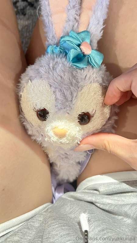 I'm gonna sleep with this little baby tonight💓🐰