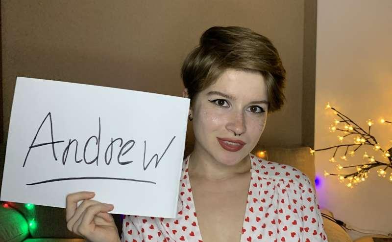Signature for Andrew <3