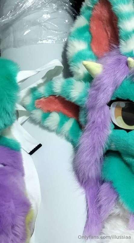 MY NEW FURSUIT IS DONE!!! My very first fursona 🥹 I’m so exc..