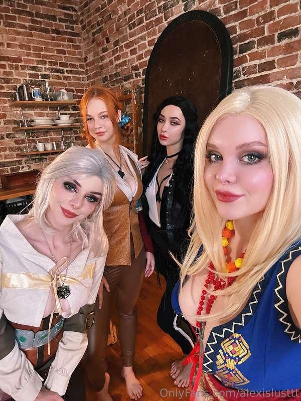 The full Witcher squad is here! ✨me as Keira, @rivers_vip as..