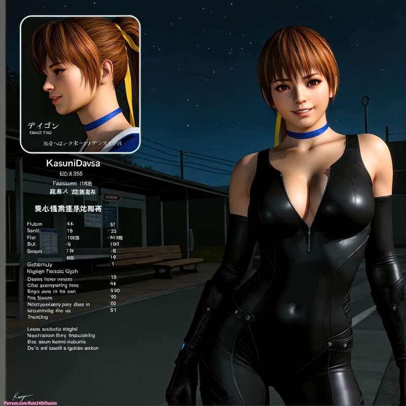 Kasumi of Dead or Alive Sexy Poses [Gen 2.5]