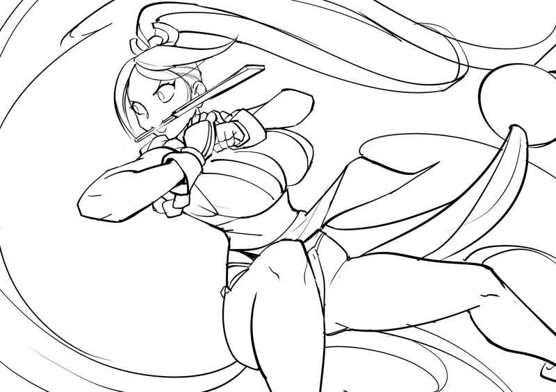 Mai Shiranui sketch