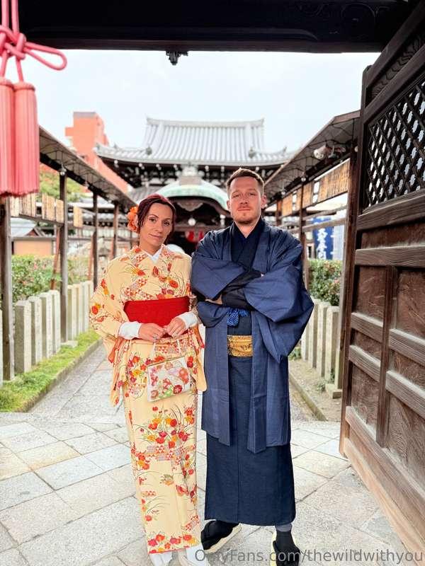 When in Kyoto 🇯🇵 with @beyourwild ❤️🤍
