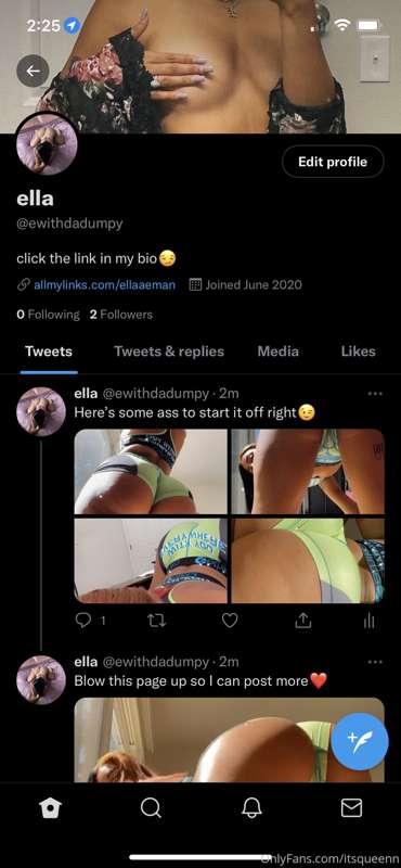 Follow my new twitter and drop a comment when you’re done❤️
