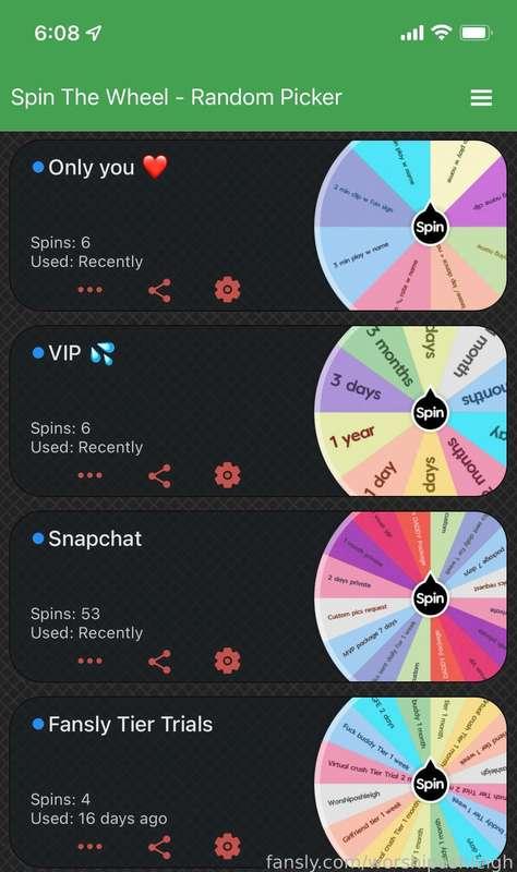🎡Wheels spins available!!🎡

So many to choose from 😈
